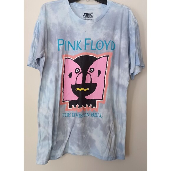 Pink Floyd Men’s Medium Shirt Tie-Dye Graphic Band Tee The Division‎ Bell - Picture 2 of 7